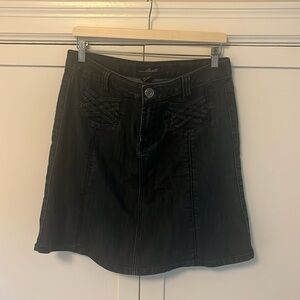 willi smith black jean skirt